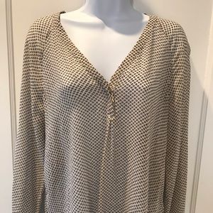 Joie silk blouse, size small